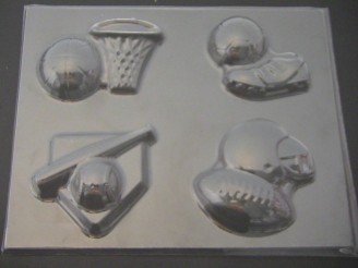 1423 Sports Theme Chocolate Candy Mold